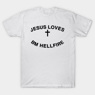 black midi jesus loves bm T-Shirt